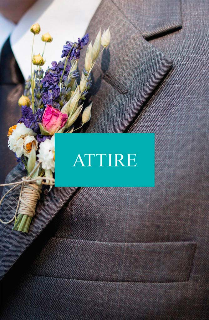 Gowns, Attire & Jewelry